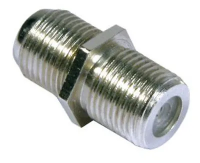 100 X Barrel Connector Coupler Join Extend F Plug Coax Aerial Satellite Cable  • £8.75