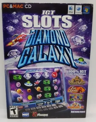 IGT Slots Diamond Galaxy Mac PC Games New • $10.99