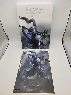 🌟Dark Souls ARTORIAS Jolly Combo Exclusive Art PRINT F4F First 4 Figures #/1400 • $99.99