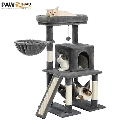 PAWZ Road Cat Tree Tower Scratching Post Scrathcer Condo House Furniture Bed Toy • $89.99