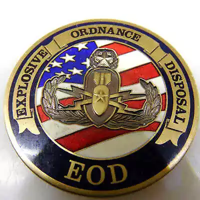 Eod Explosive Ordnance Disposal Op Red Rocks Wmd Tech Challenge Coin • $48