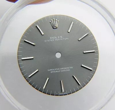 Vintage Genuine Rolex Oyster Perpetual 34mm 1002 1003 1005 Gray & Silver Dial • $500