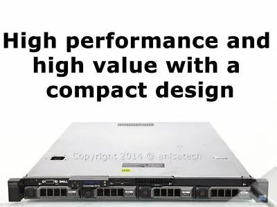 £129.46 • Buy DELL PowerEdge R410 DUAL X5670 2.93Ghz 48GB DDR3 6/IR RAID 2x500GB 3.5  7.2K