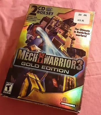 MechWarrior 3 GOLD EDITION - ERIDANI LIGHT HORSE- WIN 95/98 PC FORMAT • $64.99