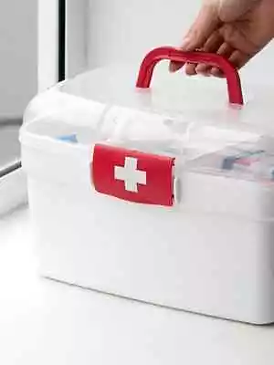 Medical Kit For Family Student Dorm Room First-aid Container For And Medicines • $14.99
