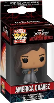 Funko POP! Keychain Marvel / America Chavez / Doctor Strange Novelty Keyring • £6.19