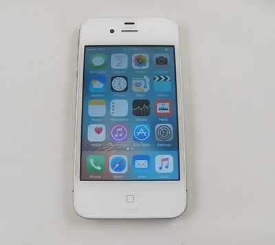 Apple IPhone 4S 16GB Unlocked Cell Phone  GOOD (White) • $37.90