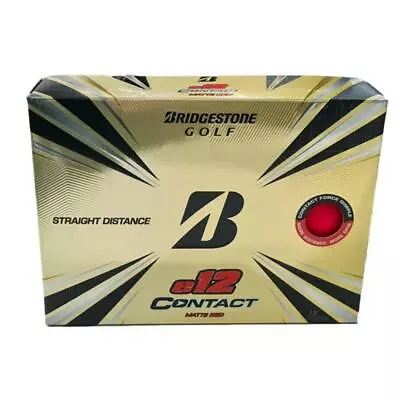 Bridgestone E12 Contact Matte Red 1 Dozen Golf Balls - Value Plus! • $59