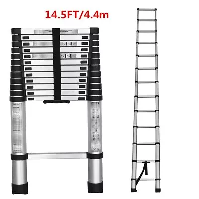 Aluminum Telescopic Extension Ladder  Multi Purpose Folding Non-Slip US • $86.46