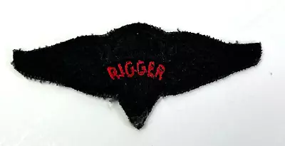 Vintage Military Parachute Rigger Cloth Wings • $10