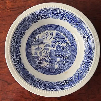 Antique Petrus Regout & Co Maastricht Holland Blue Willow Serving Bowl As Is* • $20