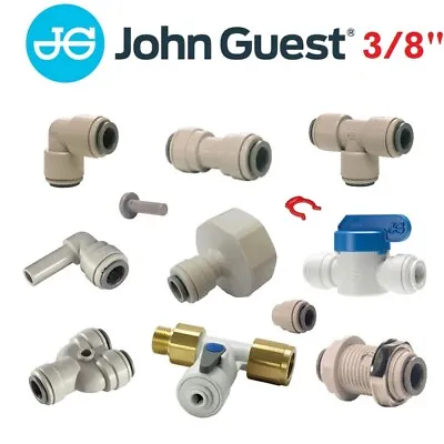 £2.99 • Buy John Guest 3/8  Push Fit Fittings Drinks Dispense And Pure Water, Brewery, Tube