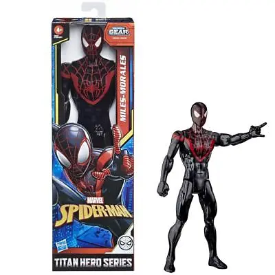 Spider-Man Titan Hero Series 12-Inch Miles Morales Blast Gear Marvel SpiderMan • £12.99