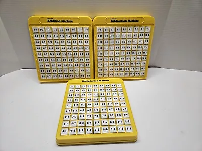 Lakeshore Math Machines Addition Subtraction Multiplication Set Of 3 • $44.95