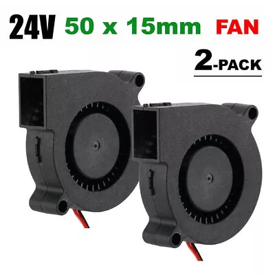 $5.47 • Buy 2 Pcs 12V Gdstime DC 5015 Mm Blower Radial Cooling Fan Hotend Extruder RepRap