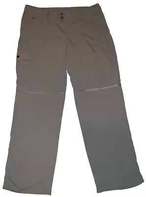 Women's Columbia Titanium Omni Dry Convertible Walk Hike Pants/Shorts Size; 14 • $54.95