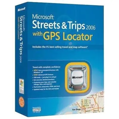 Microsoft Streets And Trips 2006 With GPS Locator • $14.99