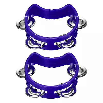 2pcs Wrist Bells Jingle Bells Ankle Bell Hand Bell Musical Blue • $9.45