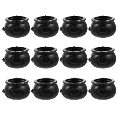  12 Pcs Halloween Witches Decor Cauldron Serving Bowls Three-dimensional • £10.45