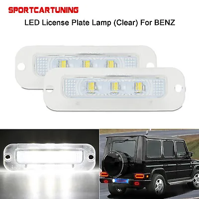 LED License Plate Light CAN-bus For 90-2012 Mercedes W463 G-Class G500 G550 G55 • $12.99