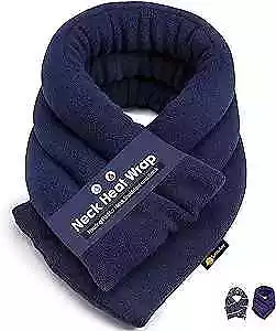  Microwave Heating Pad Microwavable Heated Neck And Shoulder Wrap Navy Blue • $30.35