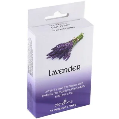 Elements Incense Cones Joss White Sage Patchouli Lavender - Buy 3 Get 1 Free  • £2.49