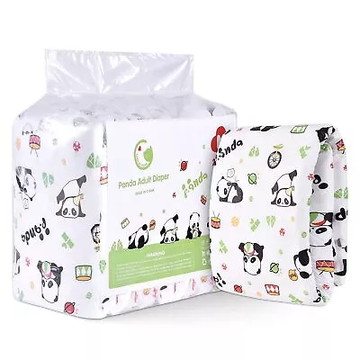 Diaper Adult Printed Incontinence Underwear Large Overnight 10 Pcs 36 - 46  • $29.99