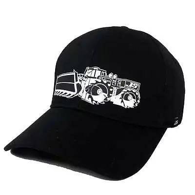 JS Industries Tractor Black Stretch Fit Cap H4CM01BIW1U • £9.95