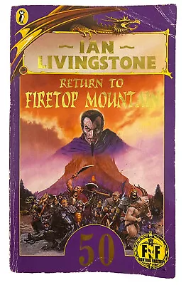 Ian Livingstone ~ Return To Firetop Mountain #50 ~ 1st Edn 1992 ~ GC • $65