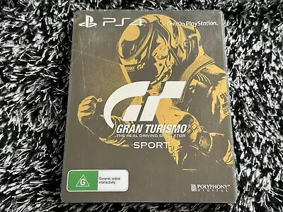 Gran Turismo Sport Steelbook (Sony PlayStation 4 2016) PS4 / Free Postage • $39.99