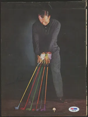 Arnold Palmer Signed 8x10 Magazine Page (PSA COA) World Golf H.O.F.1974 The King • $189.95