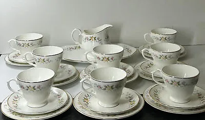 Mayfair Bone China Set Of 8 Tea Cups Saucers Tea Plates Milk Jug And Platter  • £62.99