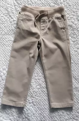 £1.50 • Buy New Boy's Toddler Gap Khaki 1 Colour Chino Trousers Age 3 Yrs Shell 100% Cotton