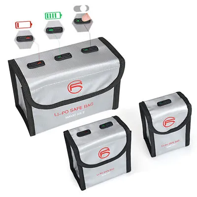 $15.69 • Buy For DJI Mavic Air 2 Drone Lipo Battery Safe Bag Storage Case Guard Protector