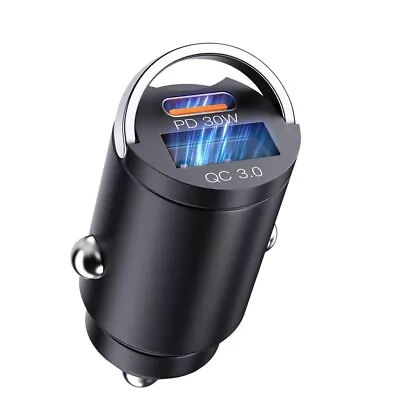 Fast USB And USBC Type-C Cigarette Lighter Car Charger For Mobile Phone • $4.70