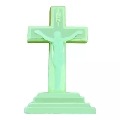 Standing Crucifix Decorative Crosses Glow-in-the-Dark Religious Table Cross  • $7.35