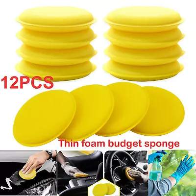 (Clearance)Car Wax Applicator Pads Foam Sponge Paint Cleaning Polishing Pad 12PC • £3.99