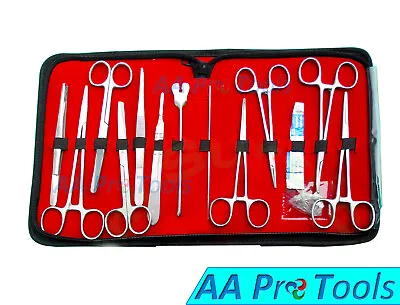 12 Pc Instrument Surgical Kit Survival Emergency First Aid Military Case DS-1225 • $15.10