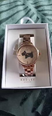 Radley Meridan Place RY4530 Rose Gold Dial Stainless Steel Strap Ladies Watch • $49.73