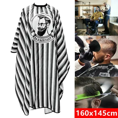 £3.99 • Buy XL 145cm X160cm Hairdressing Gown Cape Shave Apron Hair Cutting Salon Barber