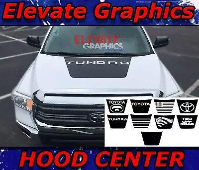 2014-2021 Toyota Tundra Center Hood Graphic Stripes 9 Options 3M Vinyl Decals  • $39.99