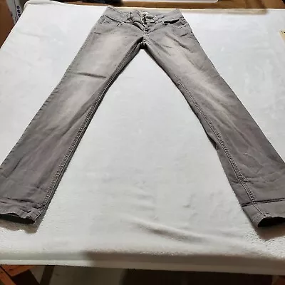 Cabi Womens Lou Lou Style 332 Gray Stretch Straight Cut Jeans Size 2  • $15