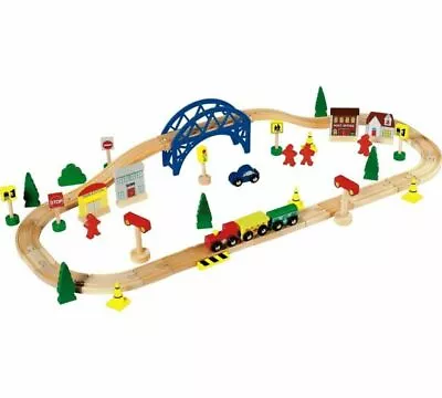 Chad Valley 60-Piece Train Set (6317) - New/sealed • £17.99