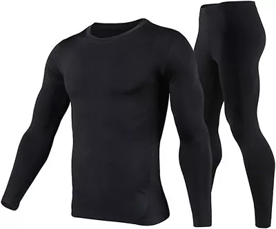 Men Ultra-Soft Long Johns Set With Fleece Lined Base Layer Winter Ski Warm Top • $21.99