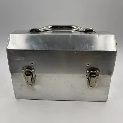 L MAY MFG Vintage Aluminum Miners Lunch Box Pail - Sudbury Ontario Canada • $59.99