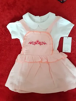 Baby Girls Two Piece Set 3-6 Months Brand Matalan New With Tags • £7
