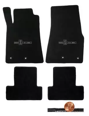 2013 2014 Shelby Black Looped Front & Rear Floor Mats - GT-500 Cobra Logos • $180.99