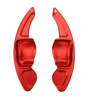 Red Al Steering Wheel Paddle Shifter Extensions For VW MK6 Golf CC Beetle Jetta • $15.10