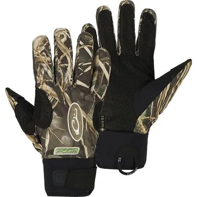 Drake Waterfowl Camouflage Refuge HS Gore-Tex DWR Gloves Max-7  X Large • $69.99
