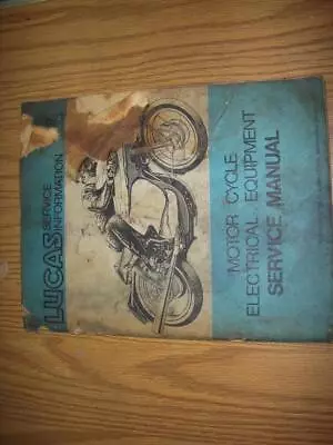 LUCAS ELECTRICAL EQUIPMENT WORKSHOP SERVICE Manual USED • $24.99